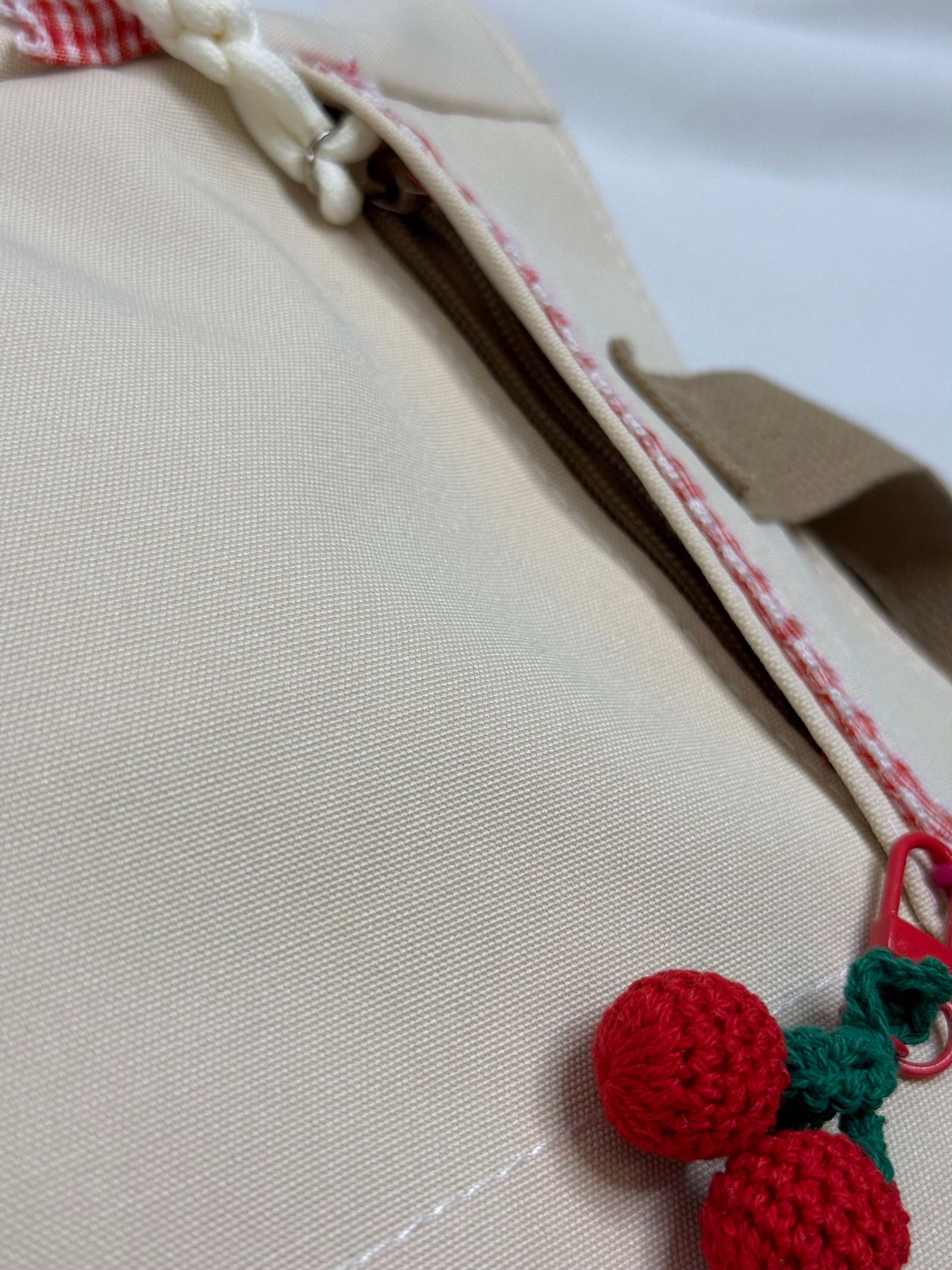 CHERRY - TOTE in cotone