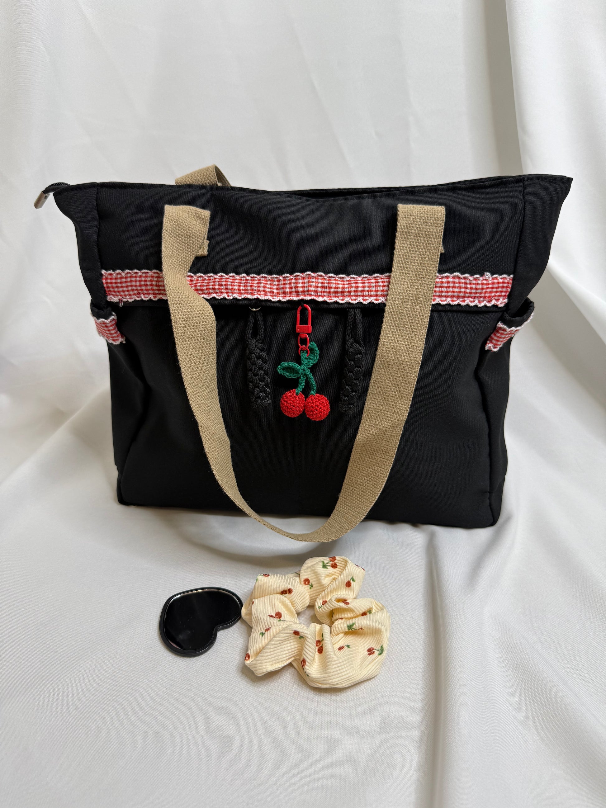 CHERRY - TOTE in cotone