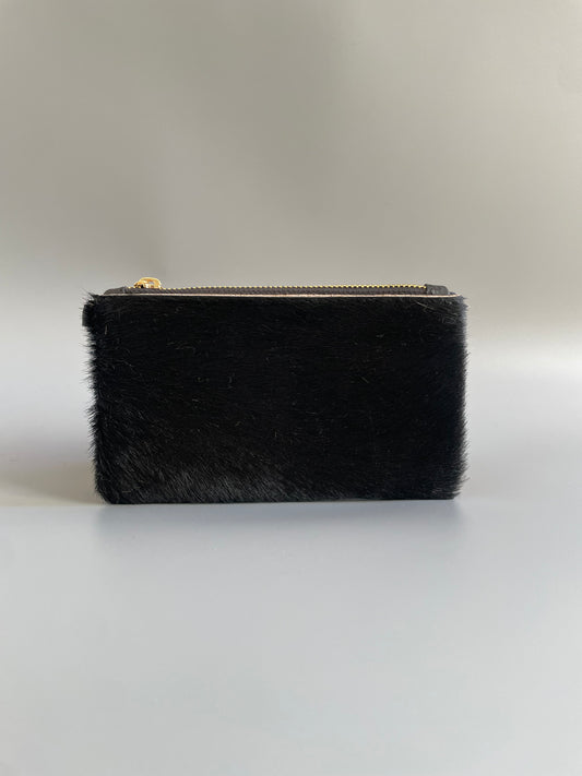 POCHETTE - Vera Pelle - Colore Nero