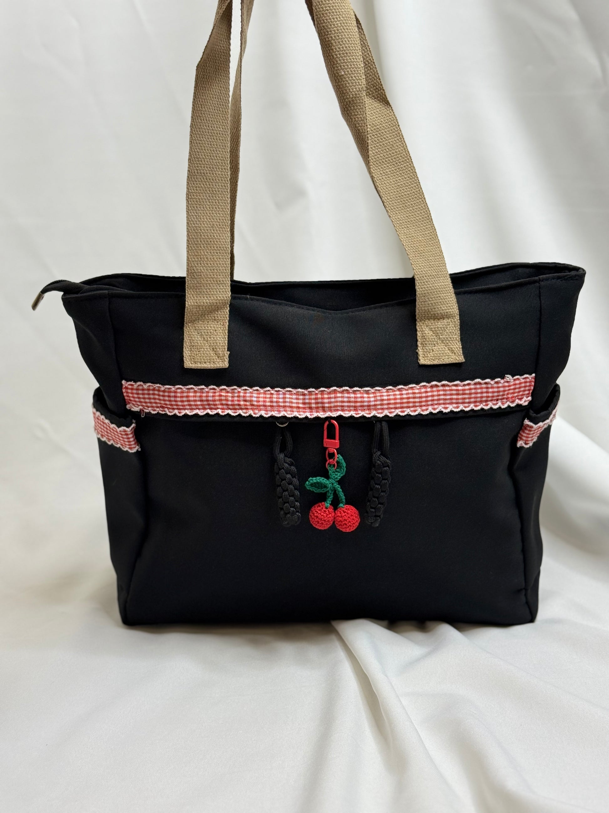CHERRY - TOTE in cotone
