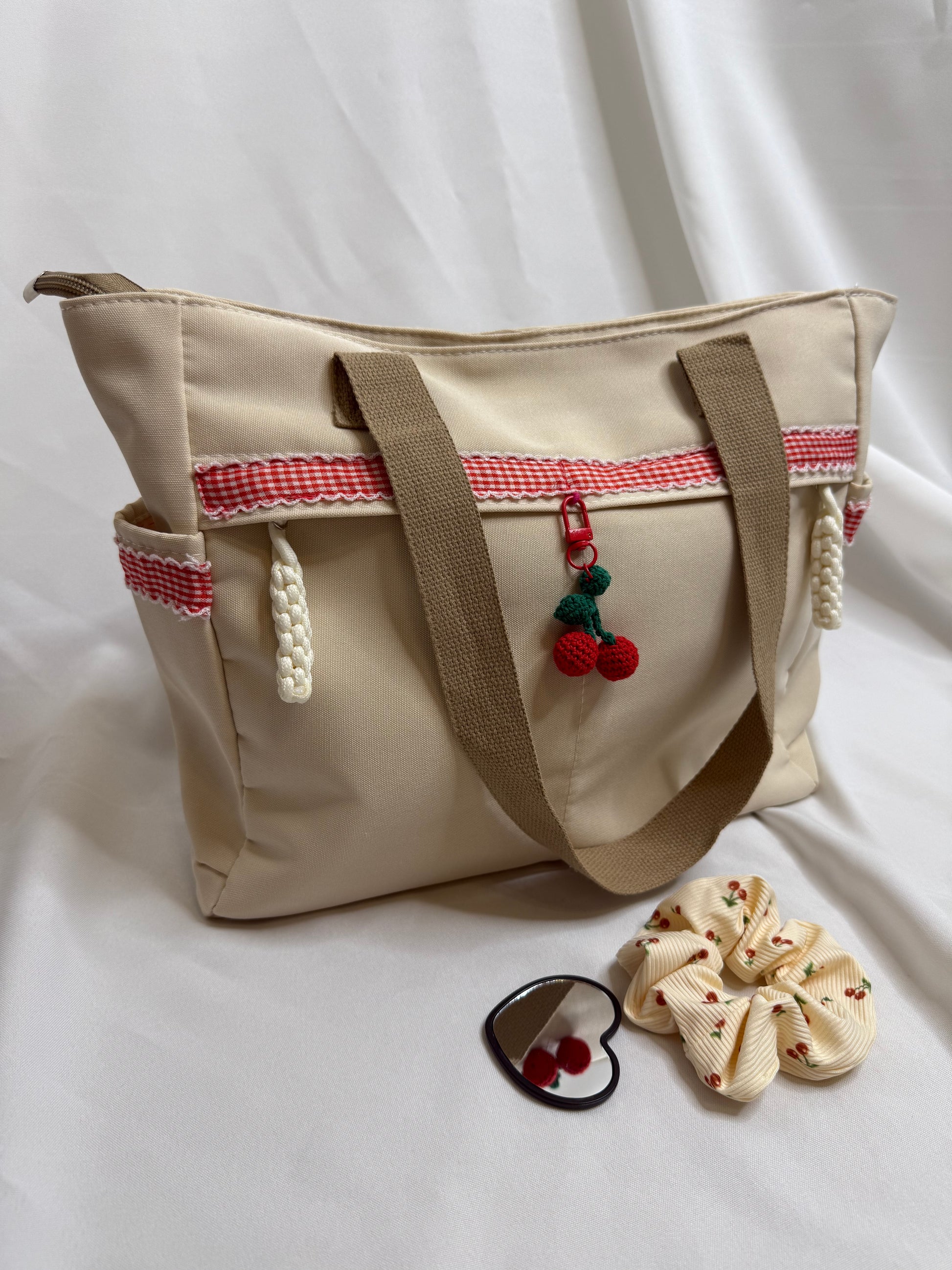 CHERRY - TOTE in cotone