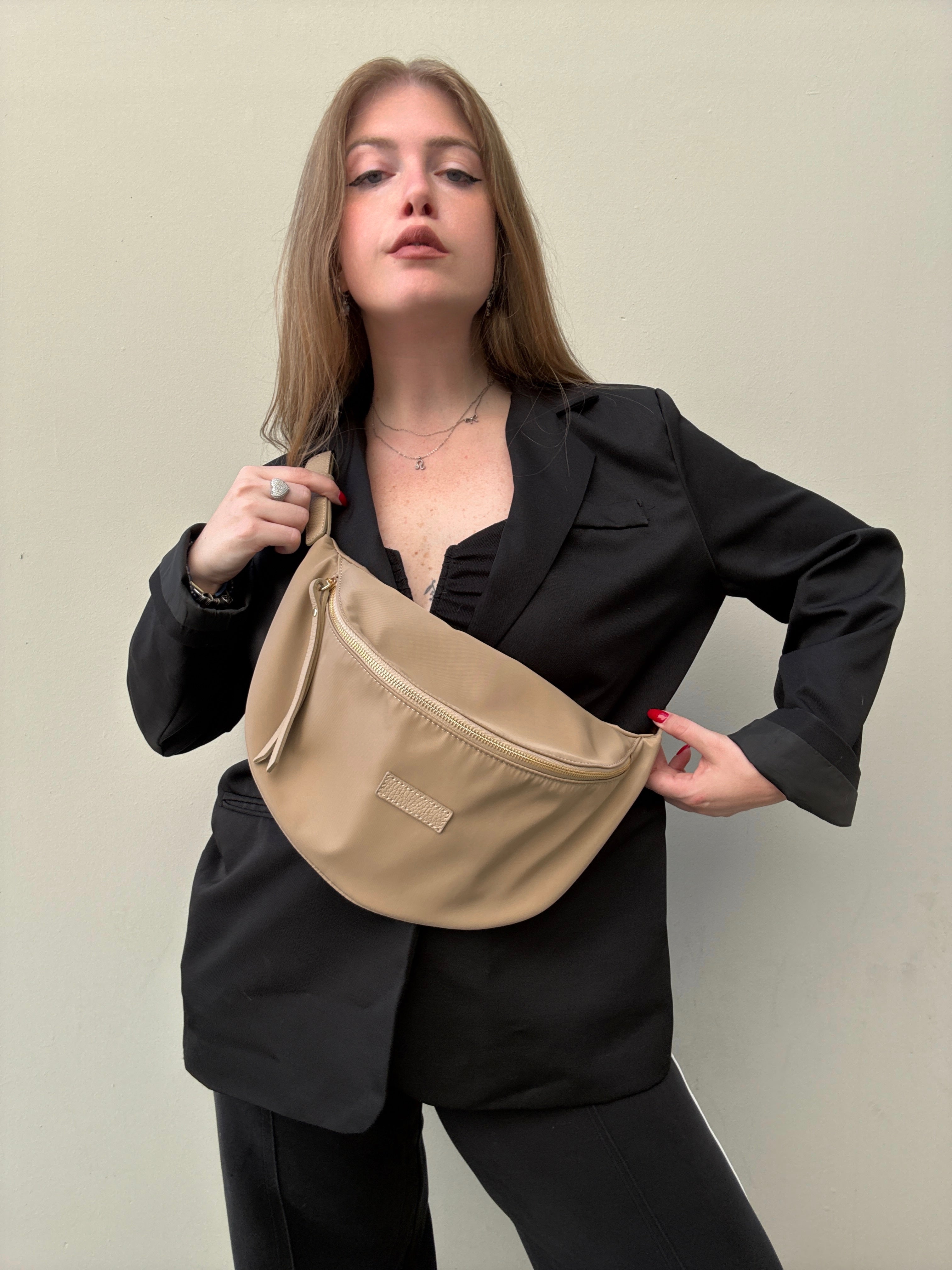 ROSE Crossbdy Bag - TAUPE